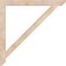 Ekena Millwork Traditional Slat Smooth Bracket, Douglas Fir, 3 1/2"W x 44"D x 44"H BKT04X44X44TRA06SDF - alternate 2